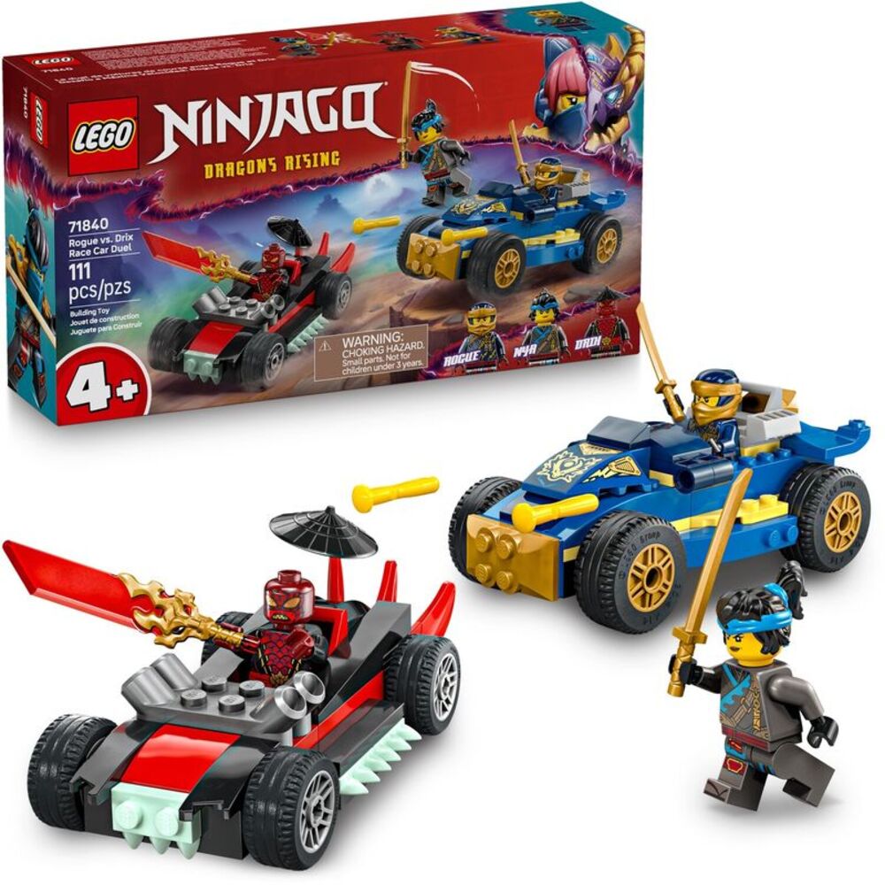 LEGO® NINJAGO® Rogue vs. Drix Race Car Duel 71840  COLLECTIBLES
